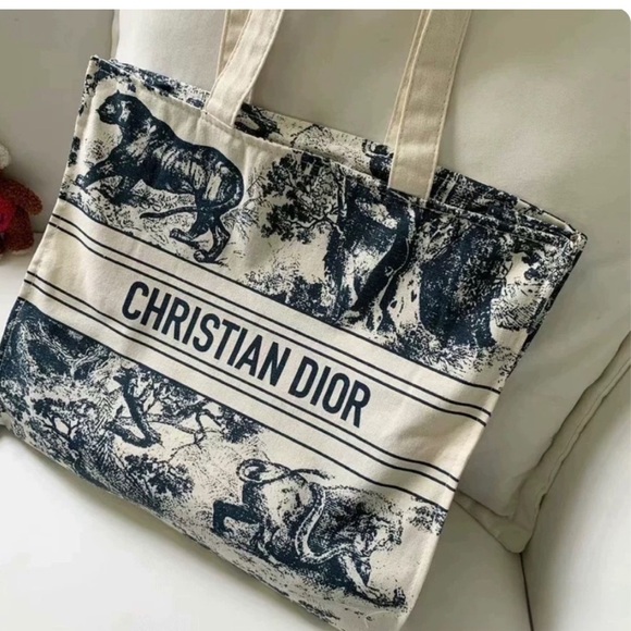 Christian Dior Dior Riviera Limited Edition 2024 Canvas Tote Beach Bag - Picture 3 of 4